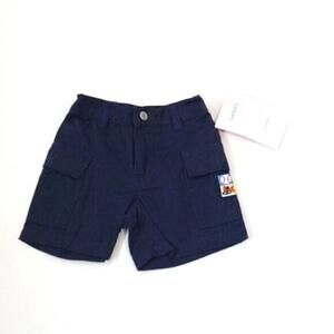 NWT Carter's Boys 6 Months Navy Blue Cargo Shorts